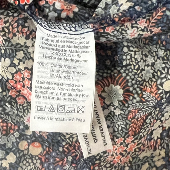 J. Crew Multicolor Floral Women's Button Down Shirt - Picture 3 of 7